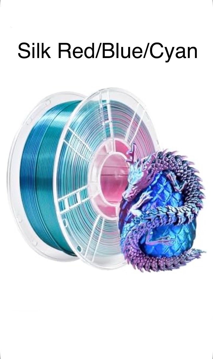 Silk Red/Blue/Cyan